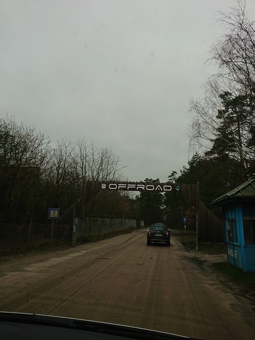 Einfahrt Offroadgelände Fürstenforest