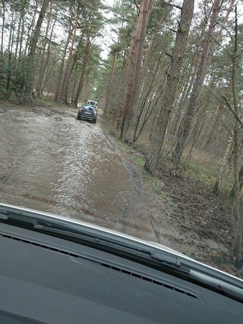 Wasserdurchfahrt Offroadtraining Fürtenforest