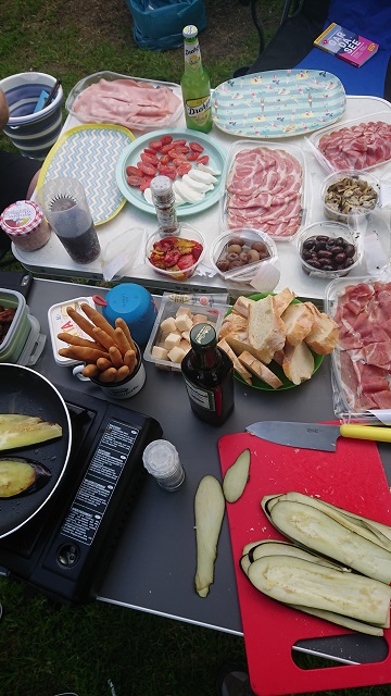 italienische Spezialitäten Abendessen Gardasee